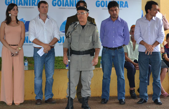 Tenente Alves, novo comandante do Batalhão da PM em Goianira
